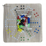 1 komplekt 6 m&auml;ngijat kummimalelauaga lendmale 24 malet 2 t&auml;ringut lastele t&auml;iskasvanud pere&otilde;htu interaktiivne klassikaline strateegiam&auml;ng Sets