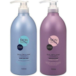 Kumano Salon Link Silicone-Free Conditioner 1000ml + Shampoo 1000ml, 1 ea, 1L gray