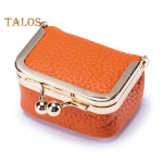 M&uuml;ndikott V&auml;ike ehtekott Kunstnahast Kuldne klamber suletav K&otilde;rvar&otilde;ngad S&otilde;rmused Kaelakee Korraldaja Retrokompaktne ehte&uuml;mbris kollane