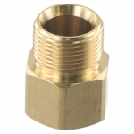M22 15 mm v&auml;liskeermega M22 14 mm emase meetrilise adapteri survepesuri messingist
