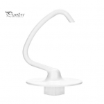 Taignakonks Kitchenaid k&ouml;&ouml;gikombainile K45 K45SS KSM90 KSM150 KSM75 KSM103 Saiahaak Asendus &Uuml;hilduv 4,5-5 kvartsi kaussidega Mikser valge