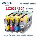 Mengxiang Compatible Ink for Brother LC203 LC201 Cartridges: MFC-J5620DW, J5720DW, J460DW, J480DW LC203BK must