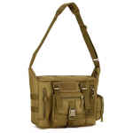 Suure mahutavusega 14-tolline s&uuml;learvuti Crossbody Messenger kott &ndash; stiilne &otilde;lakott meestele, kooli ja s&otilde;brap&auml;eva kingitusteks khaki