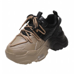 Luksuslikud Kingad Naised Disainerid Platvorm Valged Mustad Tossud Platvormkingad Naistele Daamide Vabaajajalatsid Zapatillas Chunky Mujer 37 must pruun v&auml;rv