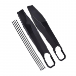 Mootorratta &otilde;&otilde;tshoova kaitse p&ouml;&ouml;rdehoova kaitse, mis sobib 125 200 250 350 450 500 EXC XCW EXC-F XCW-F 300EXC mustuserattale must