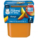 Gerber, Looduslik beebitoiduks, 2. toit, Mango, 2 pakki, 4 untsi (113 g) iga