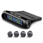AN-01D p&auml;ikeseenergia TPMS digitaalkell auto TPMS neljarattalise auto rehvir&otilde;hu h&auml;ires&uuml;steem rehvir&otilde;hu temperatuuri hoiatus