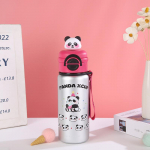 Panda laste termostopsi &otilde;pilased l&auml;hevad kooli Uued poisid ja t&uuml;drukud, hea v&auml;limusega topeltjoogiga isoleeritud veetass 500ml