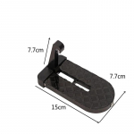 Kokkupandav auto katuseraam samm auto ukse aste multifunktsionaalne universaalne riiv konks jalgpedaal alumiiniumsulamist ohutu autotarvikud must