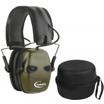 Taktikalised elektroonilised tulistamisk&otilde;rvaklapid v&auml;listingimustes jahipidamiseks heli vastuv&otilde;tt ja m&uuml;ra v&auml;hendamine, l&ouml;&ouml;gi kuulmiskaitsekiiver