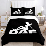 DAF Veoauto Voodipesu Se Tekikott Komplekt Padjap&uuml;&uuml;riga Kodu Tekstiil Twin Full Queen King Laste Kingitus 140X200cm-2pcs
