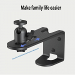 Projektori kronstein Reguleeritav riputusklamber Seinale riputatav flip-chip rack Kandik 360 kraadi p&ouml;&ouml;rlev riidepuu About 350g & Projector Camera Universal must