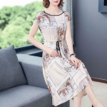 Stiilne Siidist Avaldus: Moodne &uuml;lem&otilde;&otilde;duline siidkleit naistele, pikk ja mugav ema p&otilde;lvedeni siidist komplekt L