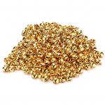 300 tk V&auml;ikesed Kellukesed DIY Mini Pisikesed Rauast Helisevad Kellukesed Auguga K&auml;sit&ouml;&ouml;ks Ehted Festival S&uuml;nnip&auml;ev kuldne