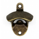 Tsingisulamist seinale kinnitatav pudeliavaja, ruudukujuline pronksist &otilde;lleavaja Bronze