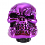 Skelett Kolju Pea Auto Modifitseeritud K&auml;iguvahetusnupp Hoob Universaalne Lilla must