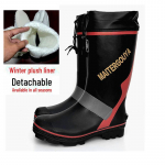 Meeste terasest naeltega libisemisvastased k&otilde;rged kummikud &otilde;ues kalap&uuml;&uuml;giks ja lumel kasutamiseks S fits 37-38