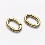 8mm laiune messingist muna-kujuline karabiinhaak ja 12mm ristk&uuml;likukujuline v&auml;ike lukuspandla 8x12MM Oval Egg-shaped Brass Clasp