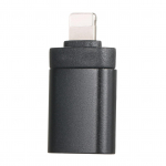 OTG-adapter kaasaskantav USB2.0-adapter minisuuruses alumiiniumsulamist materjalist Plug and Play lai iOS must