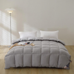 Puhast puuvillast talvine sulgedest siidist tekk - paks ja lihtne disain &uuml;hiselamutele ja hotellidele 1.8x2.2m 3kg