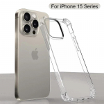 Luksuslik l&auml;bipaistev p&otilde;rutuskindel &uuml;mbris iPhone 15 Pro Maxile Pehme TPU silikoon&uuml;mbris iPhone 15 Plusile L&auml;bipaistev tagakaas For iPhone 15