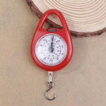 Mini osutid, digitaalne rippkonks vedrukaal, kaasaskantav reisipagasi kaalu, kalap&uuml;&uuml;gi kaal 5 kg mahutavusega toidukaal punane