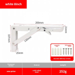 Kokkupandav roostevabast terasest seinariiuli klamber