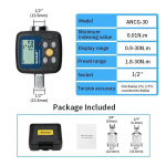 Digitaalne P&ouml;&ouml;rdemomendi M&otilde;&otilde;tur 1/2'' kuni 1/4'' 1/2'' kuni 3/8'' Adapterid Elektrooniline P&ouml;&ouml;rdemomendi T&ouml;&ouml;riist Autodele Jalgratastele Mootorratastele