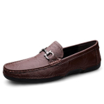 Ehtne nahk Meeste vabaajajalatsid Formaalne vabaaeg Meeste loaferid K&auml;sit&ouml;&ouml; mokassiinid Pehmed hingavad slip-on paadikingad S&otilde;idujalatsid 38