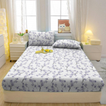 1 Lihtne Moodne Taimede Lilledega Prinditud Matt Paigaldatav Lakan, Magamistoa Prinditud Voodikate, Voodipesu (V&auml;lja arvatud padjap&uuml;&uuml;rid) 71x132cm
