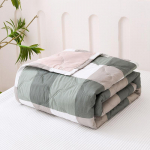 Pestud puuvillast suvine tekk - Kerge, Hingav, Masinpestav 200*230 Extra Large Double + Gift Box