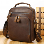 Nahast &uuml;he &otilde;lakotiga pealiskihist nahast crossbody kott vabaaja v&auml;litingimustes meeste &auml;ri mitmeotstarbeline kott small kohv