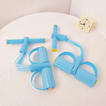 Reguleeritava takistusega rihmade komplekt, 4 toruga elastsed treeningrihmad koduseks treeninguks &ndash; multifunktsionaalsed, kaasaskantavad, libisemisvastased pedaal ja t&otilde;mbek&ouml;is lilla