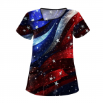 Naiste moetr&uuml;kiga l&uuml;hikeste varrukatega t&ouml;&ouml;r&otilde;ivad, millel on topelttaskud XXXXL punane