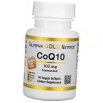 Koens&uuml;&uuml;m Q10, CoQ10 100, California Gold Nutrition (70427001) 30vcaps
