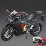1/9 Skaala Honda HRC CBR1000RR Fire Blade Sulamist Spordimootorratas Metallist M&auml;nguasi Rallimootorratas Mudel Valgustusega Laste Kingitus must