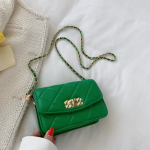 Kott naiste kevad-suvi uus trendikas tekstuur naiste kott vabaaja &otilde;lakott mitmek&uuml;lgne messenger kett-kott romb naiste kott roheline