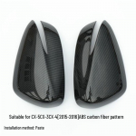 S&uuml;sinikkiust mustriga tahavaatepeegli kate Mazda CX-3, CX-4, CX-5 jaoks (2013-2021)