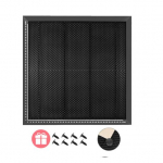 LS-Laser Seadmete Osad K&auml;rgstruktuuriga T&ouml;&ouml;laud 300x300/400x400/430x400mm CO2 L&otilde;ikusmasinale/Lasergraveerijale TT-50 TTS-55 400x400x22mm