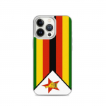 Coque iPhone &ndash; mitmev&auml;rviline &ndash; Drapeau Zimbabwe &ndash; Souple &ndash; &Uuml;hilduv iPhone 13 Pro &ndash; Unikaalne disain
