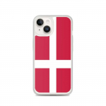 Coque iPhone - PIXELFORMA - iPhone 14 - Drapeau du Danemark - Silikoonist supp - Kaitse t&auml;ielik