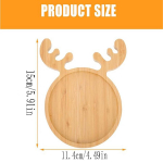 1/2 TK J&otilde;ulualuste meisterdamine Bambusest puidust kurviga p&otilde;hjaga mahlane bambusest p&otilde;hjaga dekoratiivne kandik Kodu Sarvpuust alus