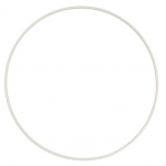 Armature abat-jour cercle Rilsan Diam&egrave;tre 40 cm blanc valge