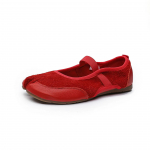 Ristrihmaga Tabi &Otilde;&otilde;nsad Lamedad Kingad Naistele Mary Jane Slip-on L&otilde;hestatud Varba Ballerina Tossud 2025 Suvi V&auml;litingimustes K&otilde;ndimiseks Treenings 35 punane