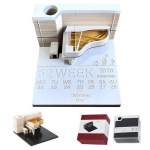 Ajakava Kalender 2026 Lauakalender 3D &Auml;rarebitav Kalender Paberist Nikerduskunst M&auml;rkmik J&otilde;ulukingitus Kodu soolaleivapidu