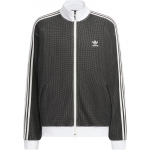 Adidas Originals Dressipluus Kootud Logo Kolm Triipu Vahvel Krae Spordilik L&otilde;tv Pikkade Varrukate Jakk Meeste Jakk KC2619 XL