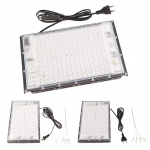 P&auml;ikesevoodi 196 LED-valgusega 460 nm AC 85-265V 45W t&auml;issinine valgus LED kaasaskantav p&auml;evitusseade n&auml;ole ja kehale 45W US