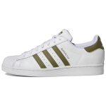 adidas Superstar Valge Keskendunud Oliiviroheline Unisex Tossud Pilvevalge HP5501 40⅔