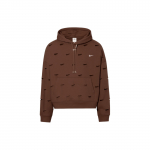 Nike X Jacquemus SS24 Logo v&auml;ljal&otilde;ikega kapuutsiga pusa Unisex Topid Pruun FJ3482-259 XS