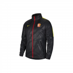 Nike AWF Seisukrae Pikkade varrukatega Lukuga Spordikihiline Jalgpallijakk Meeste Jakk Must Kollane Sport-Punane CT6602-010 S